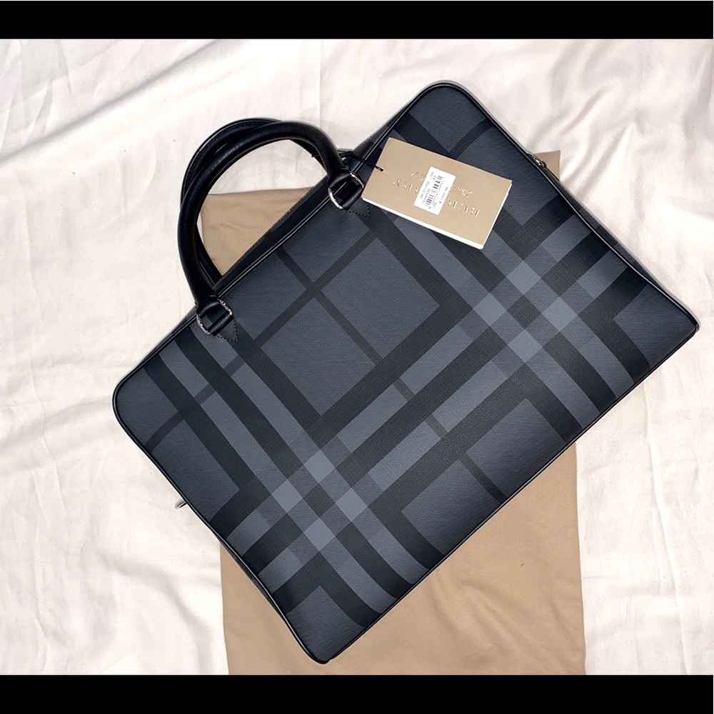 Black Gray Ainsworth Briefcase
